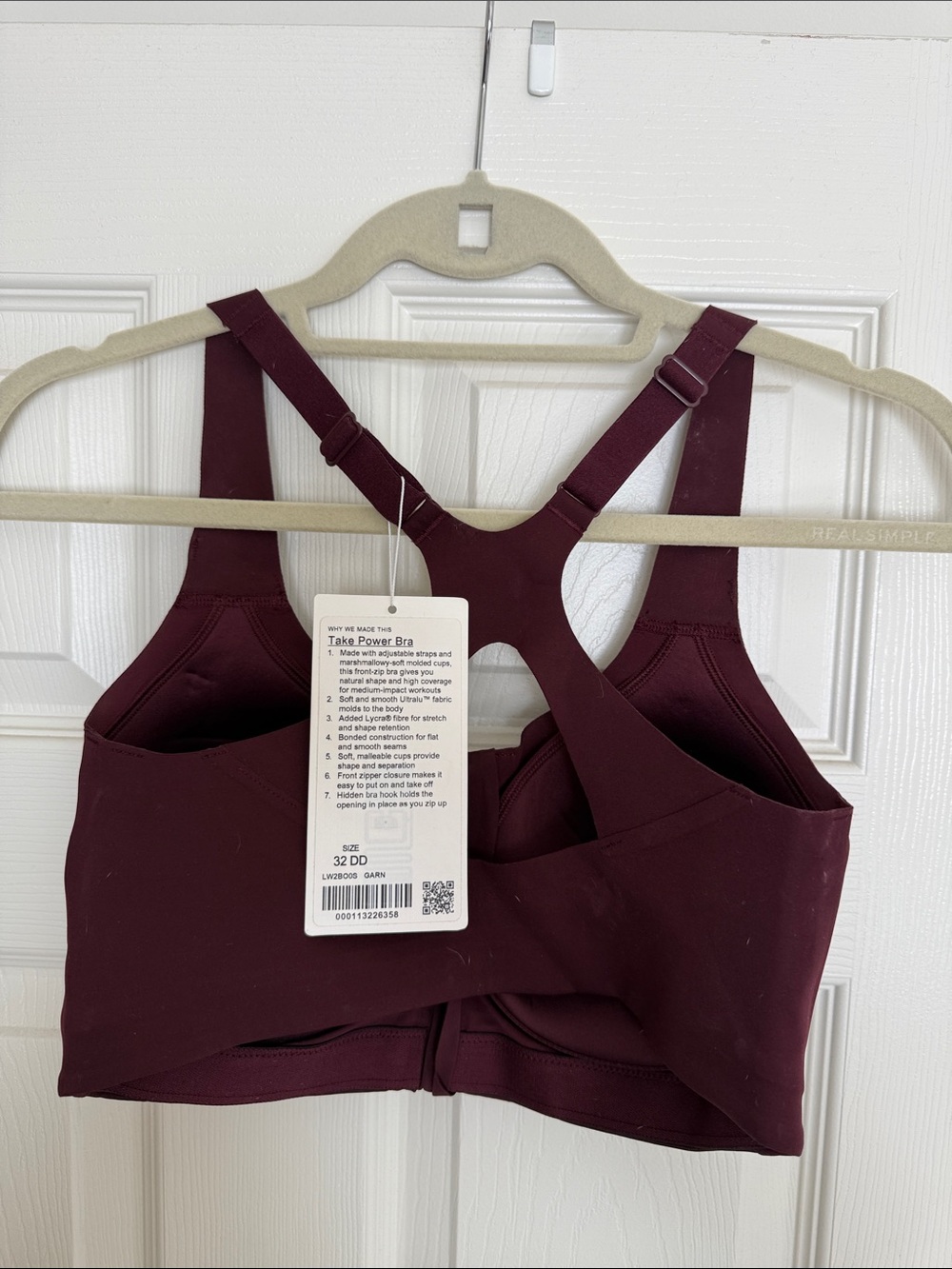 NWT Lululemon Front-Zip High Support Sports Bra - Picture 3 of 4